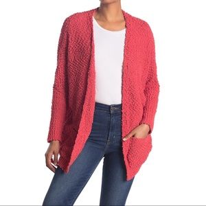HYFVE
Mock Neck Long Raglan Sleeve Cardigan In Paprika M